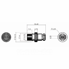 7-poliger Mik.Stecker